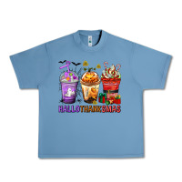 Pebble Blue hallothanksmas coffee cups Urban Heavy Tee - texasbilliewilder
