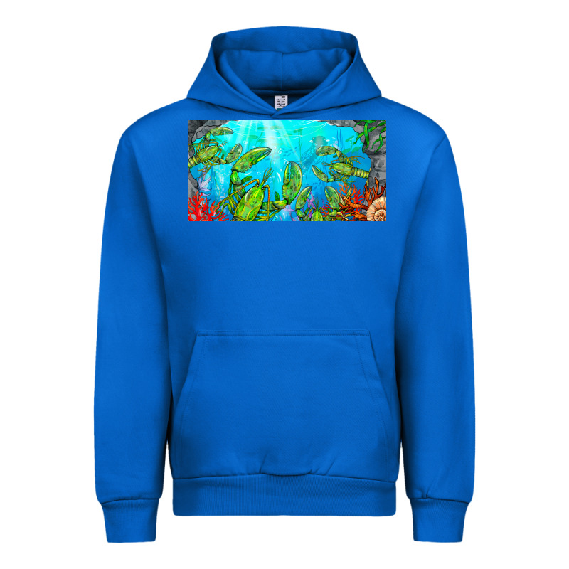 Lobster License Plate Urban Hoodie by BarkalooDesign | Teevron