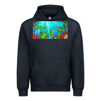 Navy lobster license plate Urban Hoodie - BarkalooDesign