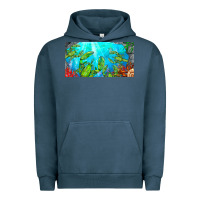 Pigment Midnight Navy lobster license plate Urban Hoodie - BarkalooDesign