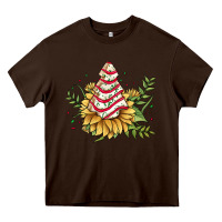 Chocolate Brown little debbie tree cakes sunflower Heavy Core Tee - JahusDesignShop