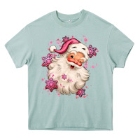 Arona pink christmas santa claus Heavy Core Tee - MaliasSmallBusiness