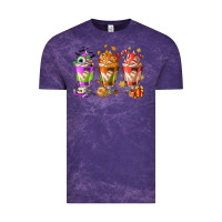Cloud Purple Hallothanksmas coffee cups Vintage Tee - NancyCooperArtShop