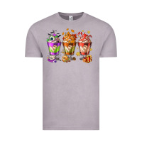 Vintage Zinc Hallothanksmas coffee cups Vintage Tee - NancyCooperArtShop