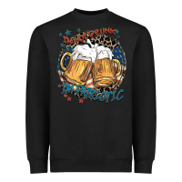 Black I'm not drunk i'm patriotic Heavyweight Sweatshirt - FaDigitalArtStudio