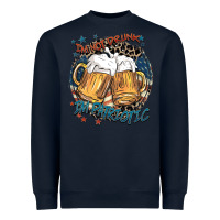 Navy I'm not drunk i'm patriotic Heavyweight Sweatshirt - FaDigitalArtStudio