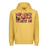 Antique Gold my dog is my valentine Premium Hoodie - FaDigitalArtStudio