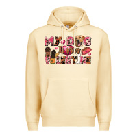 Pina Colada my dog is my valentine Premium Hoodie - FaDigitalArtStudio