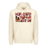 Sandshell my dog is my valentine Premium Hoodie - FaDigitalArtStudio