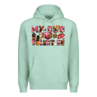 Seafoam my dog is my valentine Premium Hoodie - FaDigitalArtStudio