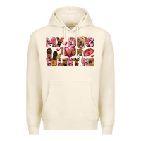 Tofu my dog is my valentine Premium Hoodie - FaDigitalArtStudio