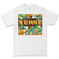 White Green And Yellow Nurse Premium Tee - LillyAllenDesigns