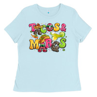 Baby Blue tacos and margaritas Ladies Tee - LillyAllenDesigns