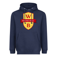 Navy whiting bros road 66 vintage gas station Heavyweight Hoodie - tuanDangUi