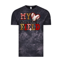 Cloud Black my heart is on that field baseball Vintage Tee - Jasminsmagicworld