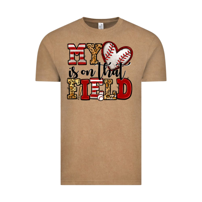 My Heart Is On That Field Baseball Vintage Tee by Jasminsmagicworld | Teevron