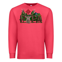 Cardinal Western Papa Deer Hunting Premium Sweatshirt - LillyAllenDesigns
