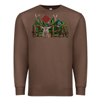 Chestnut Western Papa Deer Hunting Premium Sweatshirt - LillyAllenDesigns