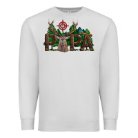 Dove Grey Western Papa Deer Hunting Premium Sweatshirt - LillyAllenDesigns