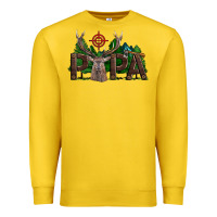 Lemon Western Papa Deer Hunting Premium Sweatshirt - LillyAllenDesigns