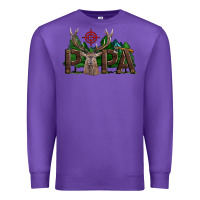 Purple Western Papa Deer Hunting Premium Sweatshirt - LillyAllenDesigns