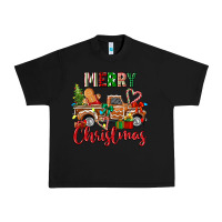 Black merry christmas gingerbread truck Urban Heavy Tee - texasbilliewilder