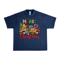 Navy merry christmas gingerbread truck Urban Heavy Tee - texasbilliewilder