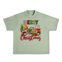 Merry Christmas Gingerbread Truck Urban Heavy Tee | Teevron