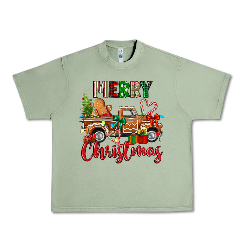 Merry Christmas Gingerbread Truck Urban Heavy Tee by texasbilliewilder | Teevron