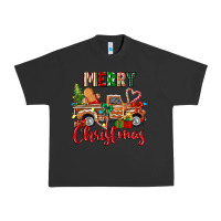 Pigment Black merry christmas gingerbread truck Urban Heavy Tee - texasbilliewilder