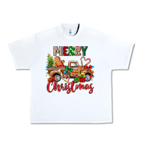White merry christmas gingerbread truck Urban Heavy Tee - texasbilliewilder