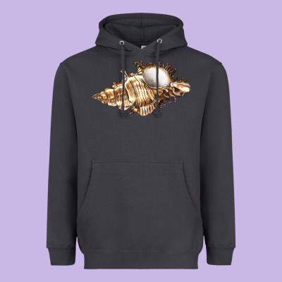 Murex Snail Heavyweight Hoodie Designed By Lillyallendesigns