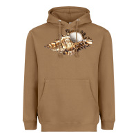 Toasted Coconut murex snail Heavyweight Hoodie - LillyAllenDesigns