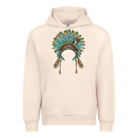 Sandshell native american headdress turquise Urban Hoodie - BarkalooDesign