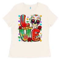 Bone cinco de mayo love Ladies Tee - LillyAllenDesigns