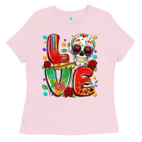 Bubblegum Pink cinco de mayo love Ladies Tee - LillyAllenDesigns
