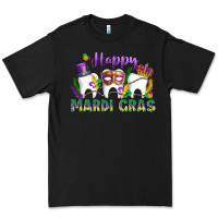 Black mardi gras celebration with teeth Premium Tee - LillyAllenDesigns