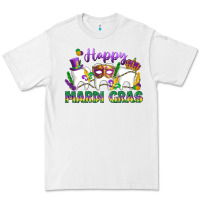 White mardi gras celebration with teeth Premium Tee - LillyAllenDesigns