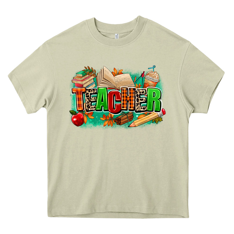 Teacher Fall Heavy Core Tee by MaliasSmallBusiness | Teevron