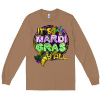 Toasted Coconut its mardi gras yall Long Sleeve Tee - CowGirlArtShop