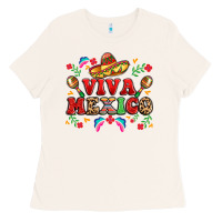 Bone viva mexico Ladies Tee - LillyAllenDesigns