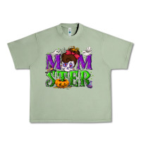 Oil Green Momster Halloween Urban Heavy Tee - NancyCooperArtShop