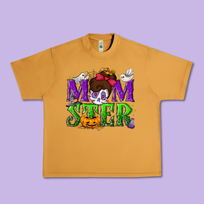 Momster Halloween Urban Heavy Tee Designed By Nancycooperartshop