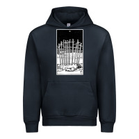 Navy ten of swords   x of swords   tarot card   major arcana   fortune tell Urban Hoodie - tuanDangUi