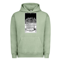Pigment Oil Green ten of swords   x of swords   tarot card   major arcana   fortune tell Urban Hoodie - tuanDangUi