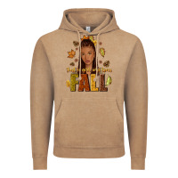 Vintage Coffee Just a girl who loves Fall afro woman Vintage Hoodie - NancyCooperArtShop