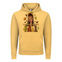 Vintage Mustard Just a girl who loves Fall afro woman Vintage Hoodie - NancyCooperArtShop