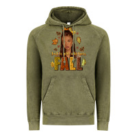 Vintage Olive Just a girl who loves Fall afro woman Vintage Hoodie - NancyCooperArtShop