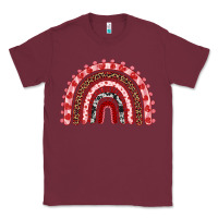 Burgundy valentines day rainbow Classic Tee - RanaPortraitStore