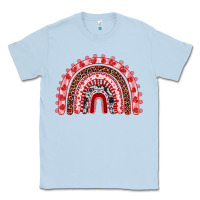 Dusty Blue valentines day rainbow Classic Tee - RanaPortraitStore